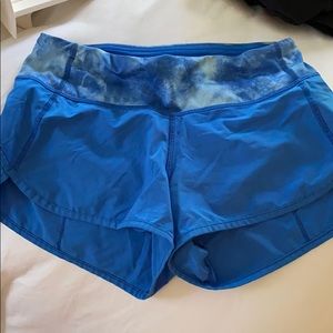 Blue lulu shorts